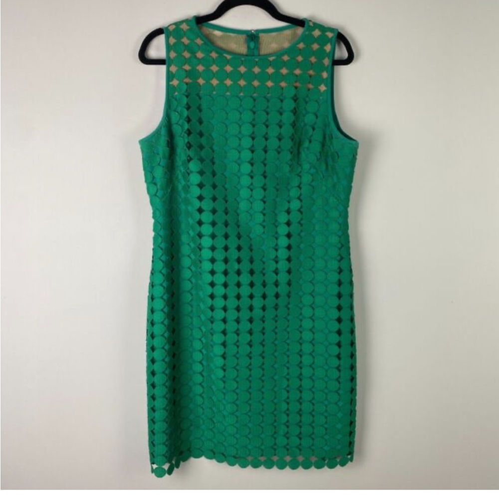 Lauren Ralph Lauren Melia Dot-Lace Sheath Dress